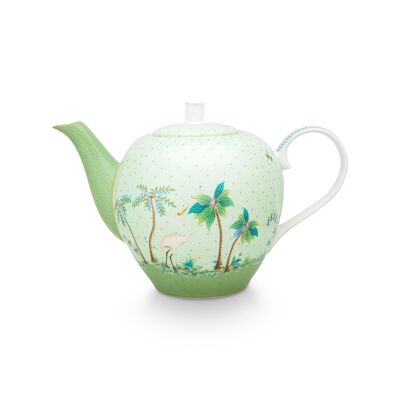 PIP - Pretty dots green gold teapot 1.6L