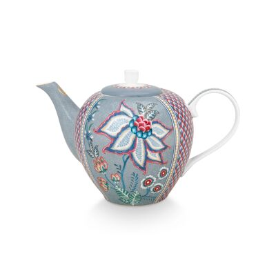 PIP - Théière Flower Festival Bleu clair 1,6L