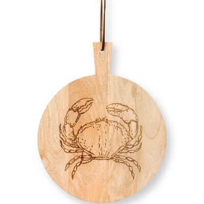 PIP - Planche à découper en manguier Crabe 40cm