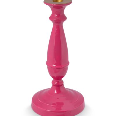 PIP - Metal candle holder S - Dark pink - 24cm
