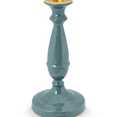 PIP - Metal candle holder S - Dark blue - 24cm