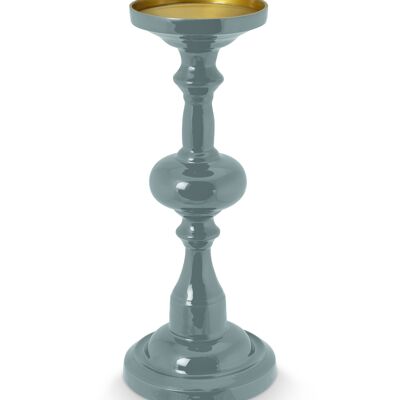 PIP - Metal candle holder M - Dark blue - 34cm