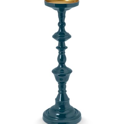 PIP - Metal candle holder L - Dark blue - 46cm