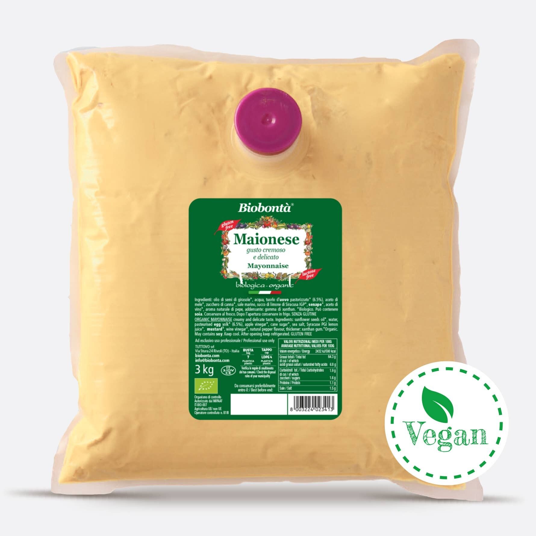 Classic mayonnaise in 3kg bag