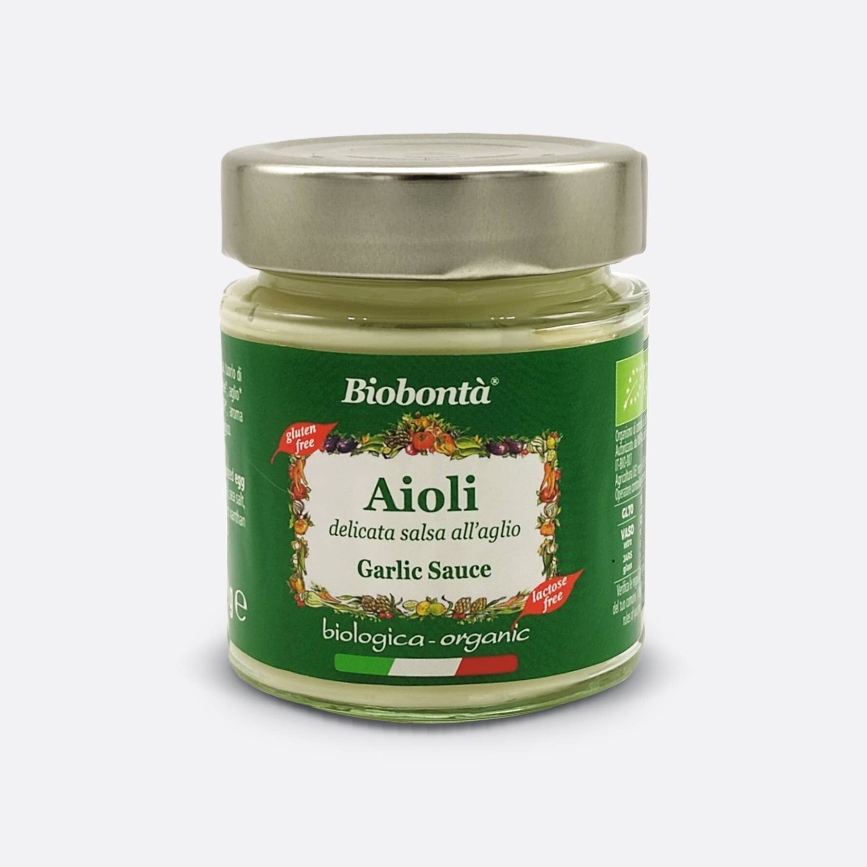 Organic Aioli Sauce 130 g