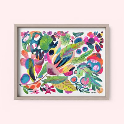Limited Edition Art Print " Bright Forest " - A3 ( 42 x 29.7 )