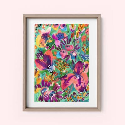 Limited Edition Art Print " The Road to Hana " - A1 ( 84.1 x 59.4 )