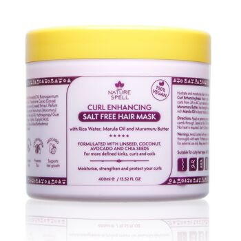 Masque capillaire sans sulfate améliorant les boucles 1