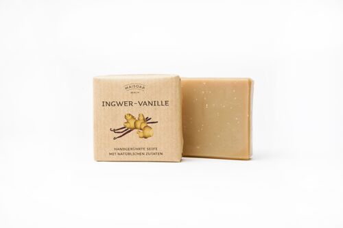 Ingwer Vanille Seife, vegan, 90g