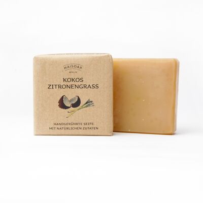 Coconut Lemongrass Soap, 90g