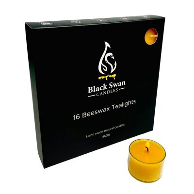 Black Swan - Teelichter aus Bienenwachs