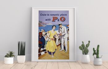 Croisière vers des lieux romantiques avec P&O - 11X14" Premium Art Print 1