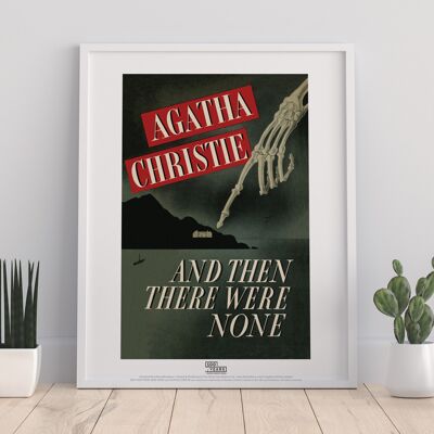 Agatha Christie - Y luego no quedó ninguno - Impresión de arte premium de 11X14"