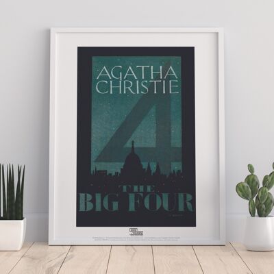 Agatha Christie - Los cuatro grandes - Impresión de arte premium de 11X14"