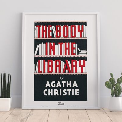 Agatha Christie – Der Körper in der Bibliothek – Premium-Kunstdruck, 27,9 x 35,6 cm