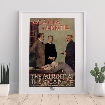 Agatha Christie – Der Mord im Pfarrhaus – Premium-Kunstdruck, 27,9 x 35,6 cm