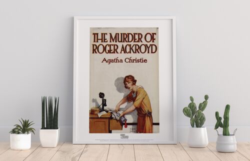 Agatha Christie - The Murder Of Roger Ackroyd - 11X14” Premium Art Print