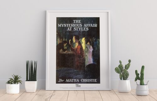 Agatha Christie - The Mysterious Affair At Styles - 11X14” Premium Art Print