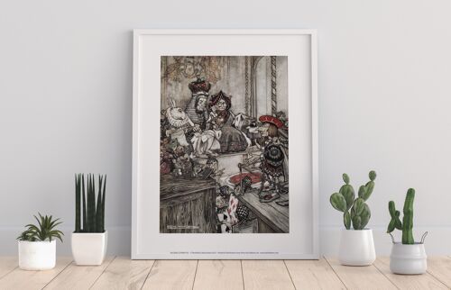 Alice In Wonderland - King And Queen - 11X14” Premium Art Print