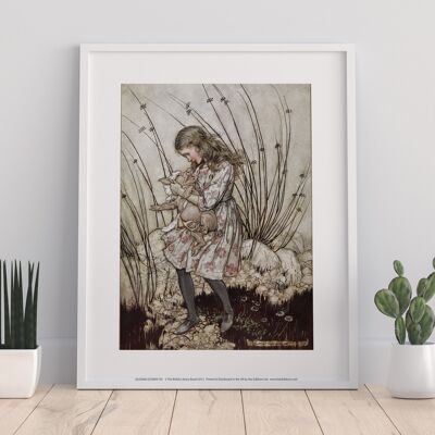 Alice In Wonderland - Carrying Pig - 11X14” Premium Art Print