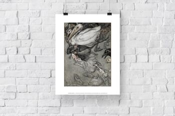 Alice au pays des merveilles - Nager avec les animaux - 11X14" Premium Art Print 3