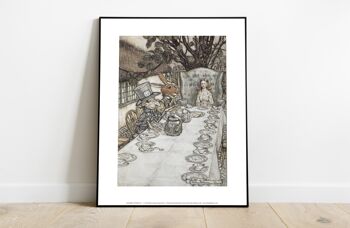 Alice au pays des merveilles - Tea Party du Chapelier Fou - 11X14" Premium Art Print 2