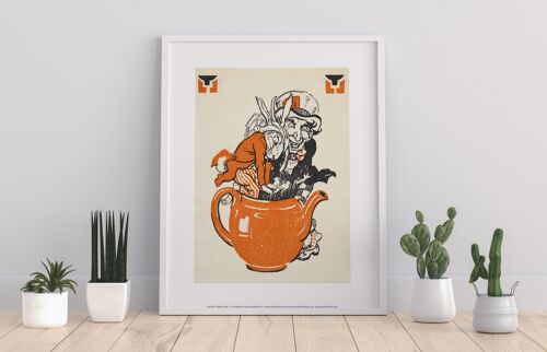 Alice In Wonderland - Mad Hatter In A Teapot - 11X14” Premium Art Print