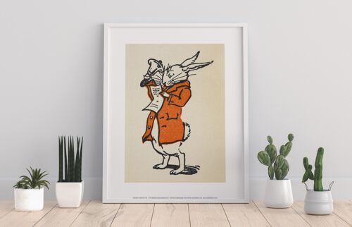 Alice In Wonderland - White Rabbit - 11X14” Premium Art Print