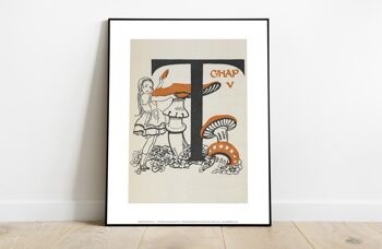 Alice au pays des merveilles - Champignons - 11X14" Premium Art Print 2