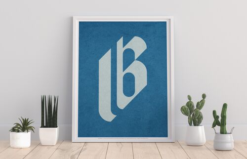 Letter B Alphabet - 11X14” Premium Art Print