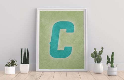 Letter C Alphabet - 11X14” Premium Art Print