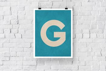 Lettre G Alphabet - 11X14" Premium Art Print 3