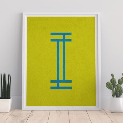 Letter I Alphabet - 11X14” Premium Art Print