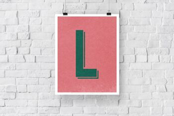 Lettre L Alphabet - 11X14" Premium Art Print 3