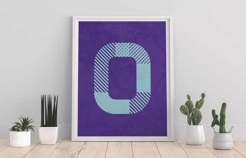 Letter O Alphabet - 11X14” Premium Art Print