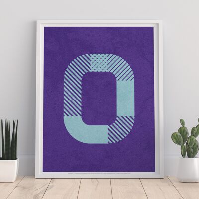 Letter O Alphabet - 11X14” Premium Art Print