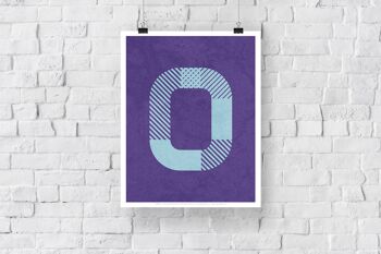 Lettre O Alphabet - 11X14" Premium Art Print 3