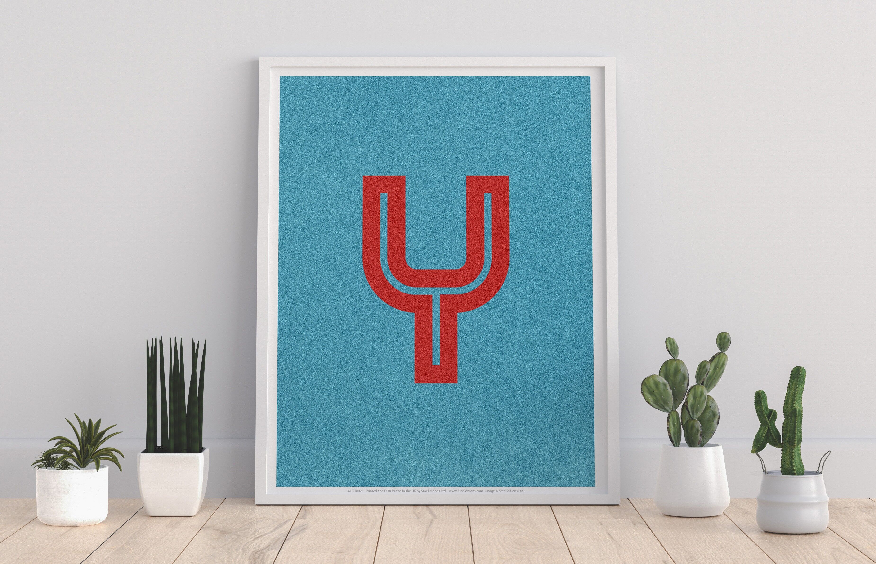 Alfabeto lettera Y - Stampa artistica premium 11 x 14".