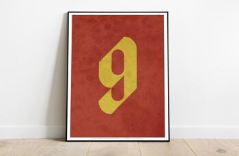 Numéro 9 - 11X14" Premium Art Print - 1 2