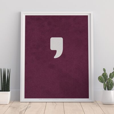 Apostrophe Letters - 11X14” Premium Art Print