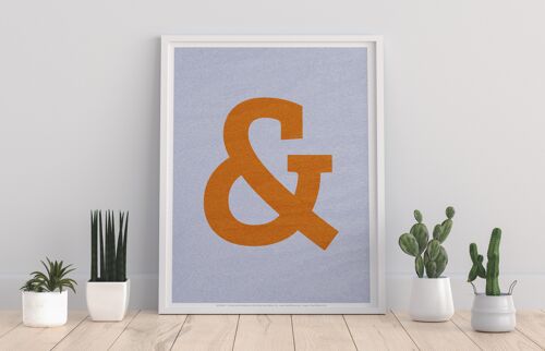 Ampersand Letters - 11X14” Premium Art Print