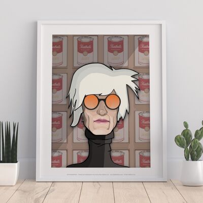 Andy Warhol - Impresión de arte premium de 11X14"