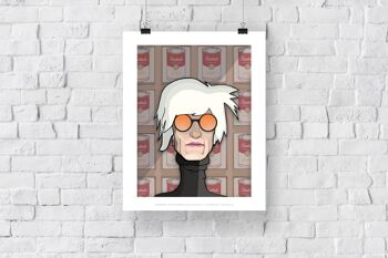 Andy Warhol - Impression d'art haut de gamme 11 x 14 po 3