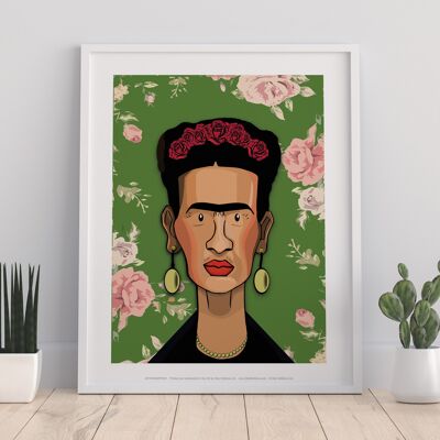 Frida Kahlo - Impression artistique de qualité supérieure 11 x 14 po