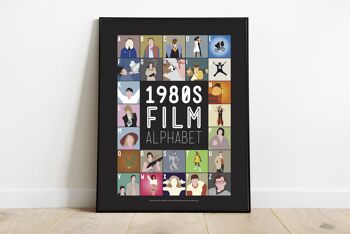 Alphabet de film des années 1980 - 11X14" Premium Art Print 2