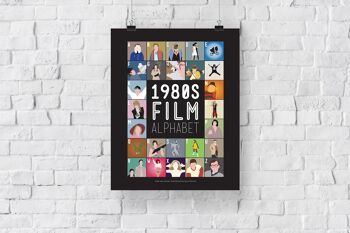 Alphabet de film des années 1980 - 11X14" Premium Art Print 3