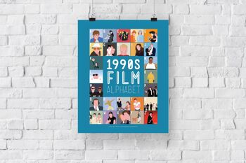 Alphabet du film des années 1990 - 11X14" Premium Art Print 3