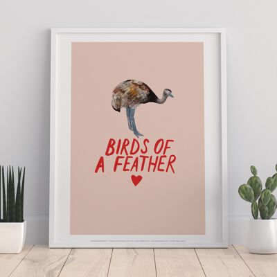 Birds Of A Feather – Premium-Kunstdruck im Format 11 x 14 Zoll