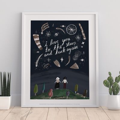 Stars And Back - 11X14” Premium Art Print