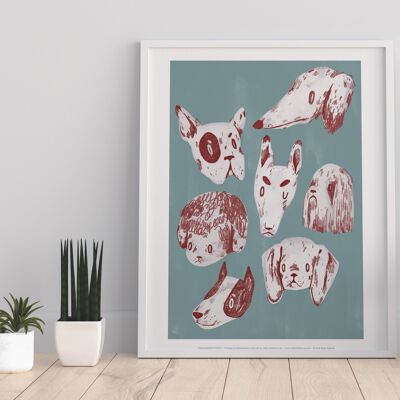 Dogs - 11X14” Premium Art Print